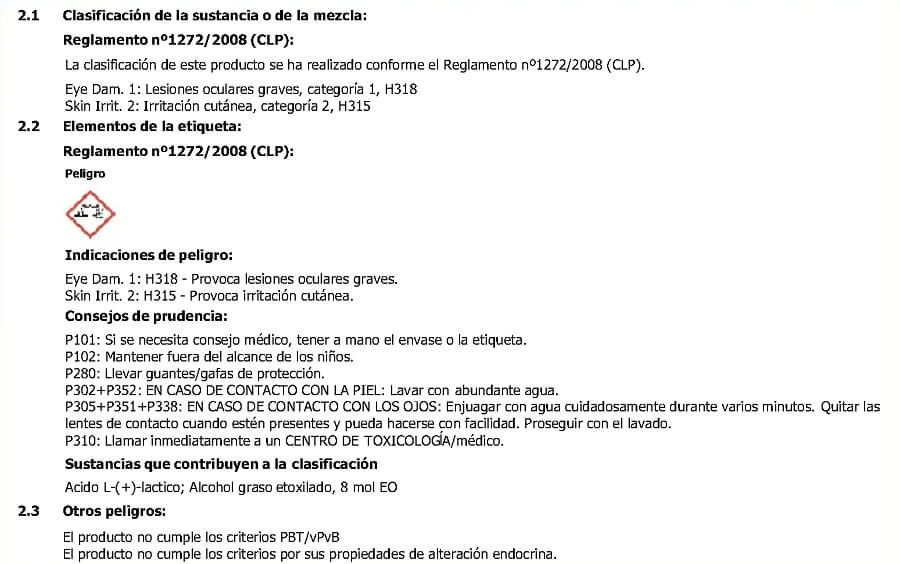 ficha tecnica productos de limpieza bosque verde