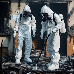 Limpieza post incendio