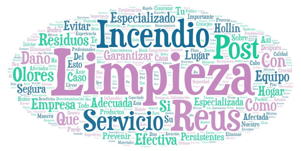 Limpieza post incendio en Reus eliminación de humo y hollín e-trauma