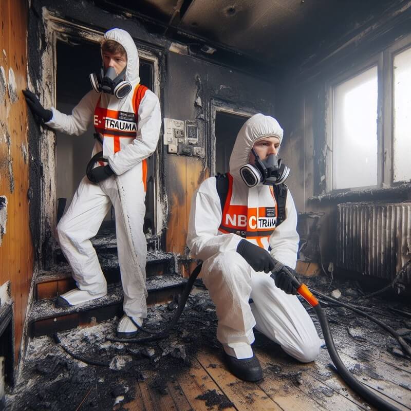 Limpieza post incendio en Reus eliminación de humo y hollín